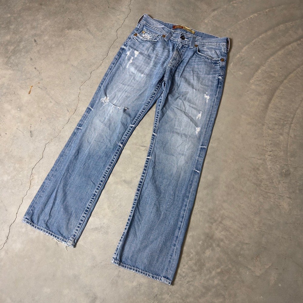 Vintage Big Star Pioneer Regular Bootcut Jeans‎ Mens 33R Light Wash Baggy Y2K